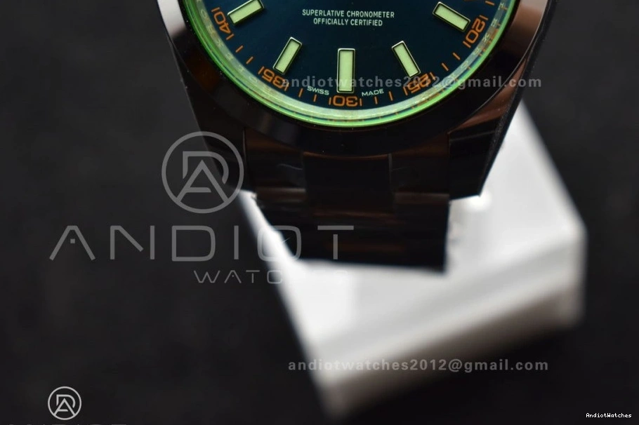 Milgauss on Edition SS 116400 Dial 909 VS 1:1 Bracelet VSF 904L Youthful Steel GV Blue Best 0927